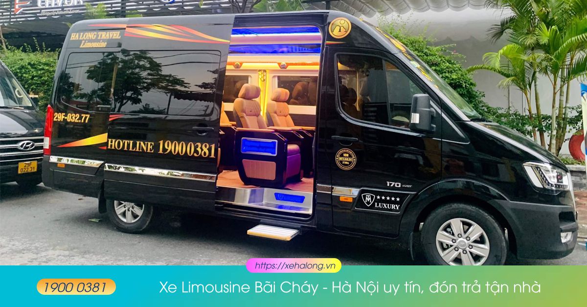 Xe Limousine Bãi Cháy - Hà Nội uy tín, đón trả tận nhà