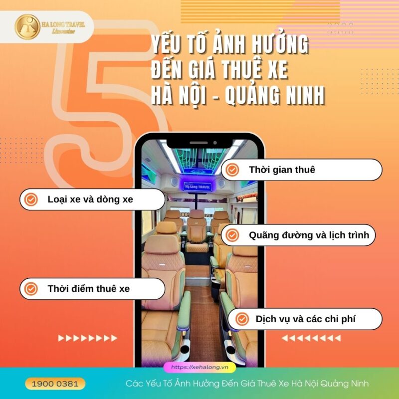 Các Yếu Tố Ảnh Hưởng Đến Giá Thuê Xe Hà Nội Quảng Ninh