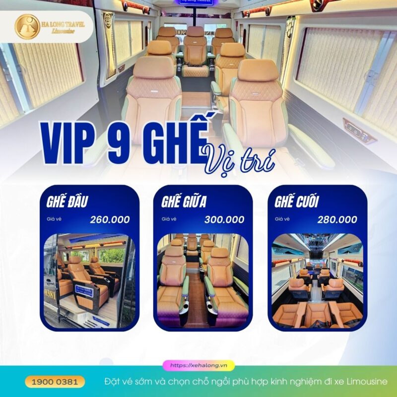 Đặt vé sớm và chọn chỗ ngồi phù hợp kinh nghiệm đi xe Limousine