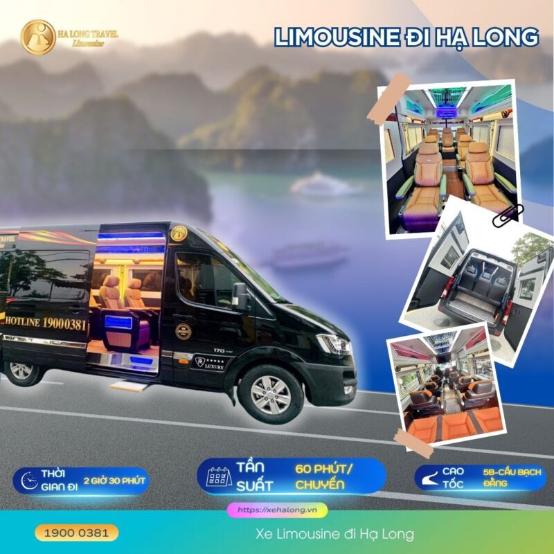 Xe limousine đi Hạ Long