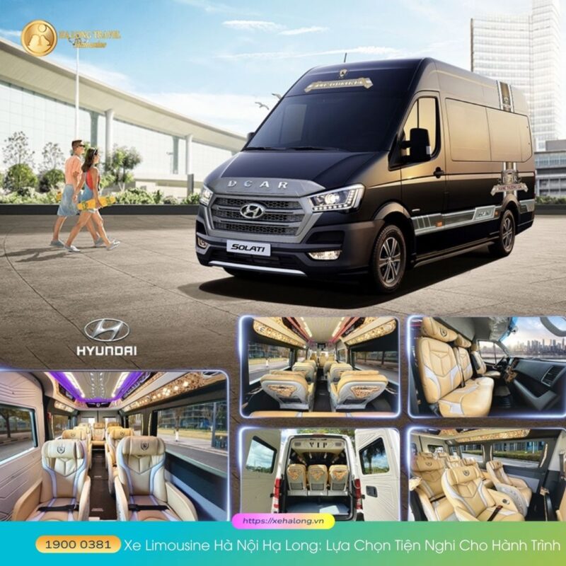 Xe limousine hà nội hạ long lựa chọn tiện nghi cho hành trình