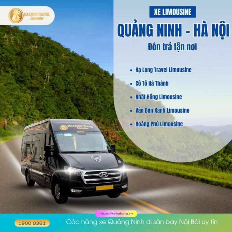 Các hãng xe Quảng Ninh đi sân bay Nội Bài uy tín