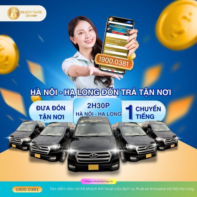 Địa điểm đón và trả khách linh hoạt của dịch vụ thuê xe limousine Hà Nội Hạ Long