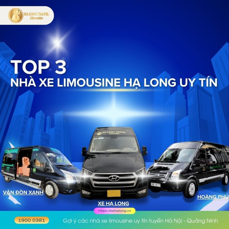 Gợi ý các nhà xe limousine uy tín tuyến Hà Nội - Quảng Ninh