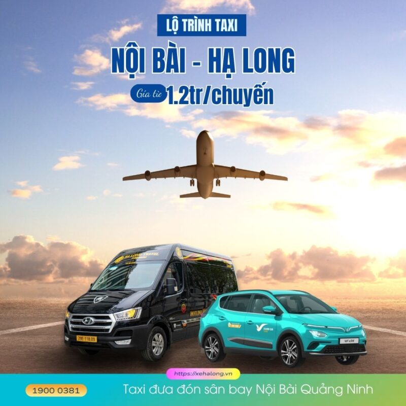 Taxi đưa đón sân bay Nội Bài Quảng Ninh