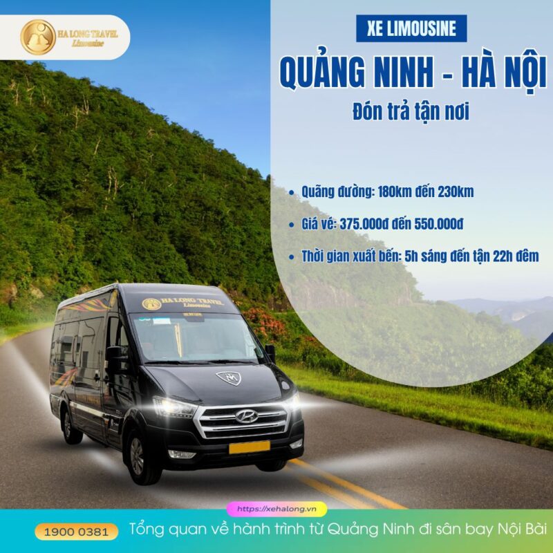 Tổng quan về hành trình từ Quảng Ninh đi sân bay Nội Bài