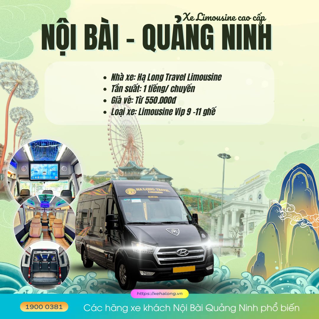 cac hang xe khach noi bai quang ninh pho bien