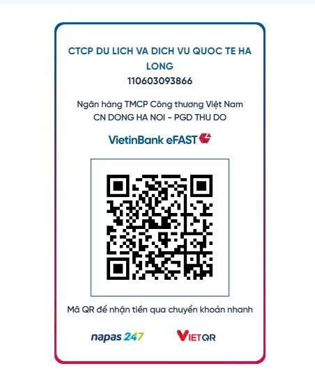 QR thanh toan xe ha long
